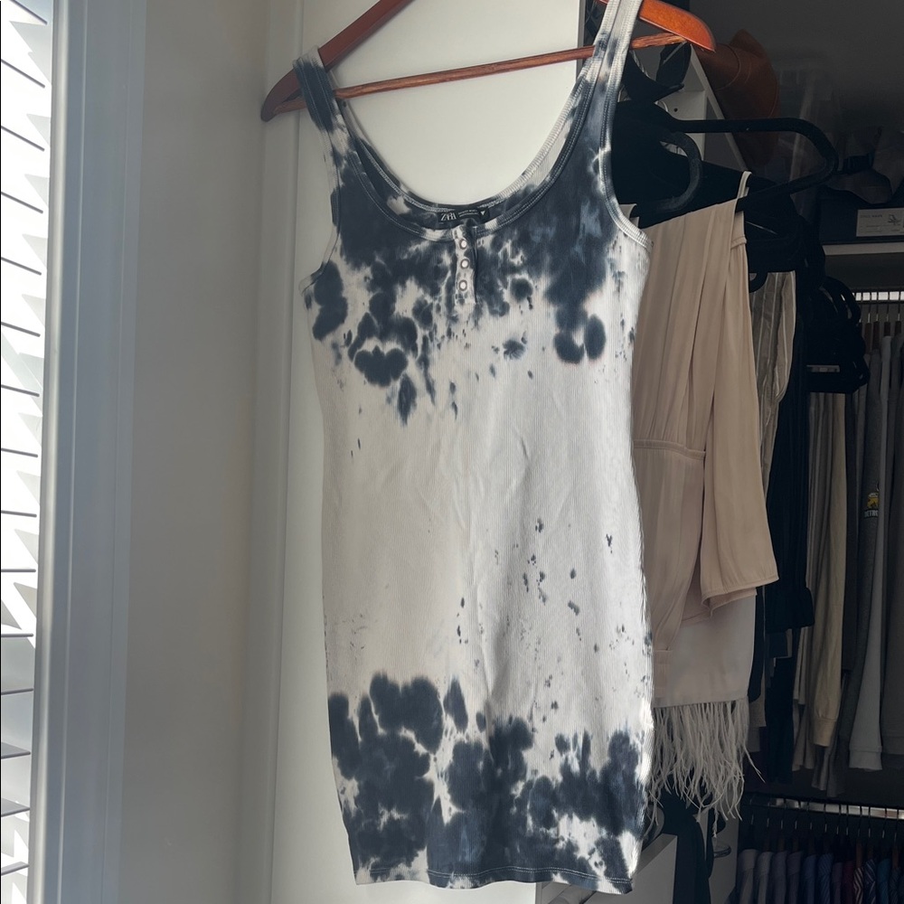 Zara Tie-Dye Tank Dress